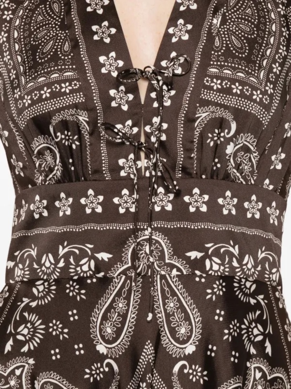 Sandro Size 4 Bandana Dress NWT